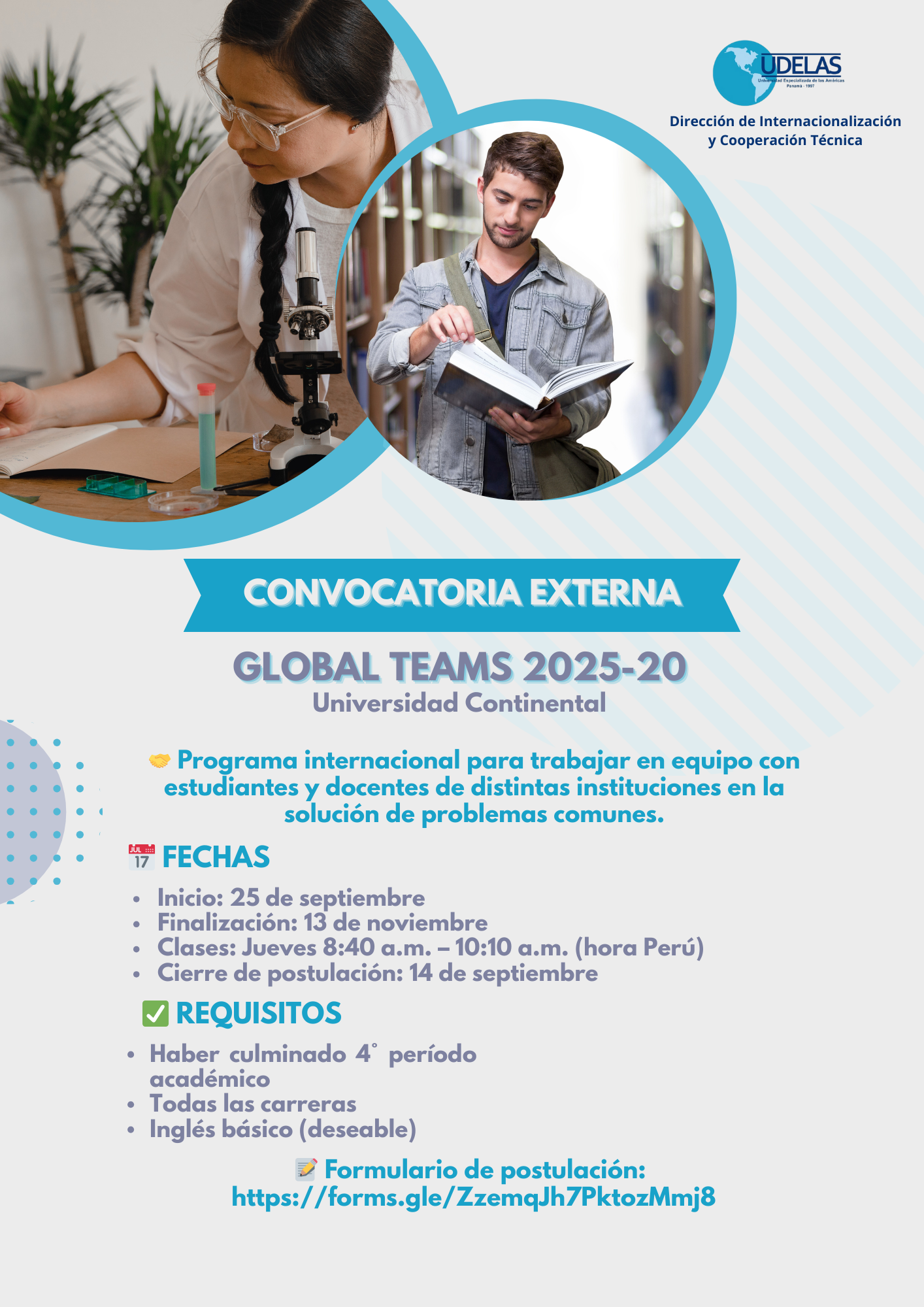 Convocatoria Externa: Global Teams 2025-20